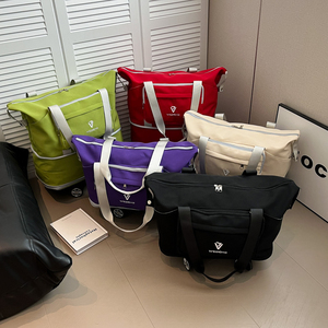 <span class=keywords><strong>Sac</strong></span> de voyage de grande capacité, <span class=keywords><strong>sac</strong></span> de rangement extensible à double couche, <span class=keywords><strong>sac</strong></span> de maternité d'embarquement détachable à roue pivotante - Product Image 6