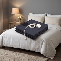 Drap de lit conducteur en acier inoxydable, literie en coton conducteur pour la vente en gros OEM et les commandes personnalisées
