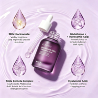 Sérum Visage Personnalisé OEM 20% Niacinamide Anti-Taches Acide Tranexamique (TXA) et Glutathion pour Peau de Verre – Produits de Soin