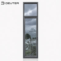 Ventanas Arquitectónicas de Aluminio Oscilobatientes de 2.0 mm con Sellado Multicapa Resistentes a Huracanes para Proyectos de Edificios de Gran Altura