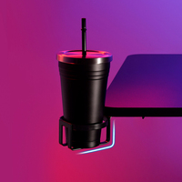 GMD06-1 de pie con altura ajustable para Gaming, mesa de juegos de ordenador de un solo Motor, RGB, Moderno