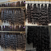 Cheveux vierges bouclés bruts vietnamiens et birmans, non traités, cuticules alignées, lots de cheveux humains vierges, vente en gros de lots de cheveux bruts de grade 15A