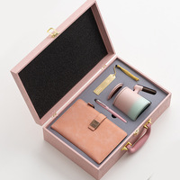 Coffret Cadeau d'Affaires de Luxe Personnalisé pour Dirigeants : Mug à Thé, Carnet, Marque-page et Parapluie – Idéal pour Clients Professionnels