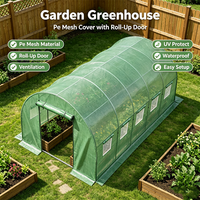 Serre tunnel de jardin à prix abordable avec structure métallique galvanisée