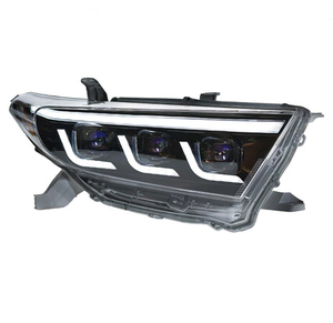 Conjunto de Faros Delanteros para Toyota Highlander 2012-2014, Luz LED DRL, Lado del Conductor y del Pasajero - Product Image 3