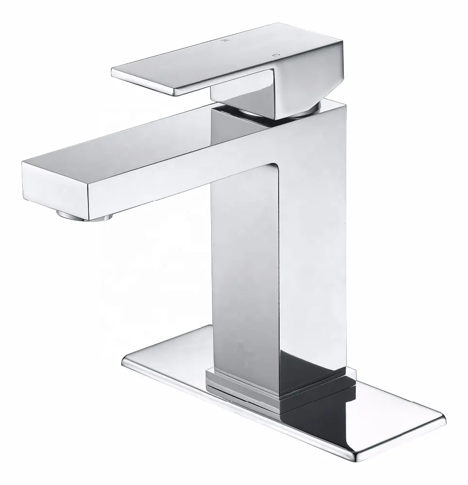 Polished finish bathroom faucet with cupc