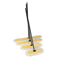 Vente en gros de serpillères plates de 90 cm, grandes serpillères pour sols domestiques, serpillères à poussière en coton, fabriquées en usine