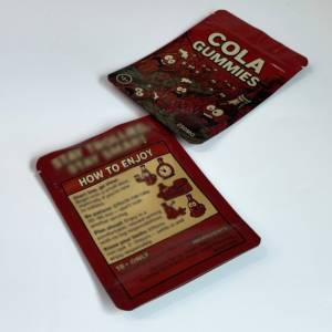 Emballage de bonbons infusés à 250 mg, à l'épreuve des enfants, sacs en Mylar résistants à l'humidité, logo personnalisé, emballage de bonbons comestibles, Cali Packs - Product Image 4