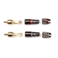 Connecteur banane Monster pour haut-parleur professionnel, adaptateur avec câble RCA, 6mm, 24K, plaqué or, qualité supérieure, connecteur avec connecteur mâle