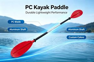 <span class=keywords><strong>Attwood</strong></span> 11763-1 Pagaie de kayak ergonomique à lame droite en aluminium, 2 pièces, pour 1 personne, 7 pieds, noire - Product Image 4