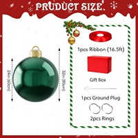 STELLAR Grande boule miroir gonflable, ballons holographiques brillants en PVC, sphère géante imperméable, pompe électrique facile
