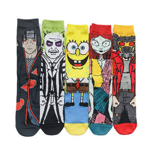 Calcetines de Algodón Suaves y Cómodos Clásicos al por Mayor de Entrega Rápida, Calcetines Personalizados con Dibujos Animados para Adultos, Calcetines de Cosplay de <span class=keywords><strong>Hokage</strong></span> - Product Image 1