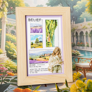 48 adesivi Per confezione tornano al tema giardino con vista sulle montagne della serie materiale di grandi dimensioni - Product Image 4