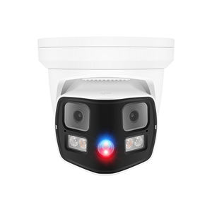 Cámara IP POE de 8MP 4K Panorámica con Luz Intermitente Roja y Azul, Visión Nocturna a Todo Color, Enlace de Aplicación P2P, IA, VCA, Detección de Humanos y Vehículos - Product Image 1
