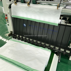 เครื่องจักรผลิตถุงผ้าอัตโนมัติ พร้อม PLC และมอเตอร์ สำหรับตัดเย็บถุงตาข่าย HDPE - Product Image 1