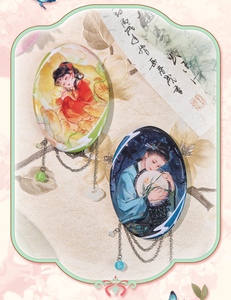 Lot de 12 boîtes en gros Kakawow the Dream of the Red Chamber Questioning Flowers Series Badges en métal Boîte mystère Articles de collection pour jouets et cadeaux - Product Image 5