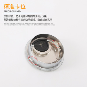 Zinc Alloy <b>Cable</b> Management Box 50/53/60/80mm Durable <b>Cable</b> Routing Cover <b>for</b> <b>Computer</b> Desks - Product Image 5