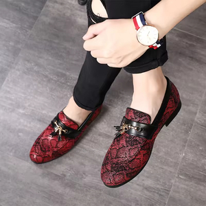 S0068X New Men's Genuine Leather Cowhide Gentleman Formal Open Edge Pearl Lightweight Autumn Fashion Oxford <b>Shoes</b> Groom - Product Image 5