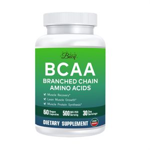 Integratore Sportivo <span class=keywords><strong>BCAA</strong></span> (Aminoacidi a Catena Ramificata) 1000MG Personalizzabile con Etichetta Privata per la Crescita Muscolare negli Adulti - Product Image 1