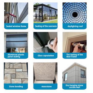 Zhongsen Mục Đích Chung Silicone Oxime <span class=keywords><strong>Sealant</strong></span> 590Ml Cho Trong Nhà/Ngoài Trời Xây Dựng Caulk Roof & Máng Xối Trang Trí - Product Image 2