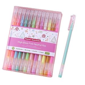 أقلام جل بوسيتاي ZXB ذات سعة كبيرة ولامعة بحبر سائل 1.0 مم للرسم والتخطيط اليدوي واليوميات والبطاقات السوداء - Product Image 2