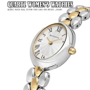 Reloj de Cuarzo para Mujer de Alta Calidad, Cristal Mineral, Acero Inoxidable, Resistente al Agua 5ATM, Ovalado, Elegante, con Reserva de Energía - Product Image 3