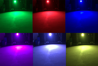 Projecteurs LED sans fil sur batterie 6x18W RGBWAUV pour scène, DJ et mariage