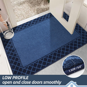 Tapis <span class=keywords><strong>de</strong></span> <span class=keywords><strong>porte</strong></span> absorbant l'eau, antidérapant, noir, lavable, attrape-saleté, tapis <span class=keywords><strong>de</strong></span> <span class=keywords><strong>porte</strong></span> intérieur pour entrée - Product Image 5