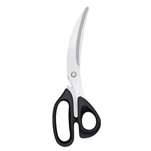 Stainless Steel Barbecue <b>Scissors</b> Black Elbow Shape Multipurpose <b>Kitchen</b> Tool For Household BBQ Use Durable Design - Product Image 4