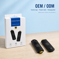 Transmitter Receiver HDMI Nirkabel 1080P Grosir, Dongle Extender Kit 50M Plug and Play untuk Laptop TV Proyektor