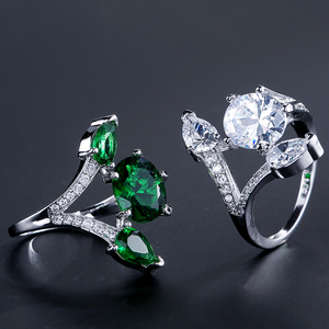 Rakol Rp2025 Kim Cương Ngọc Nhẫn Nhẫn Cưới 18K Vàng Trang Sức Phụ Nữ - Product Image 2