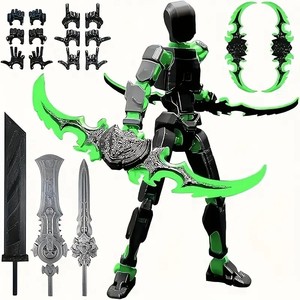 Figur Aksi Robot Titan T13 Berkualitas Tinggi, Dicetak <span class=keywords><strong>3D</strong></span>, Bahan PP untuk Penggemar Game dan Kolektor, Figur Cetak <span class=keywords><strong>3D</strong></span> PLA - Product Image 2