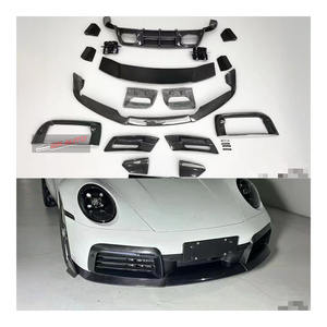Nuova <span class=keywords><strong>911</strong></span> 992 Turbo S Dry Carbon Body Body Bumper anteriore Body Kit-imbullonatura universale 1 anno di garanzia - Product Image 1