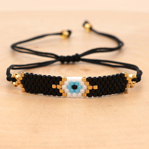 Pulsera de cuentas de cristal de la <span class=keywords><strong>amistad</strong></span> para mujer, joyería hecha a mano - Product Image 2