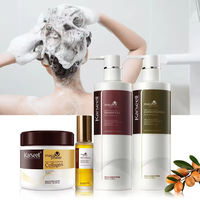 Karseell Shampoing Capillaire de Luxe, Produits de Soin pour Cheveux, Protéines Organiques Sans Sulfates, Masque et Après-Shampoing à l'Huile d'Argan et Kératine