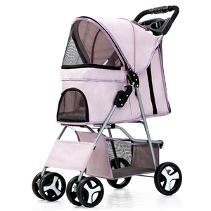 Cochecito plegable de lujo <span class=keywords><strong>para</strong></span> mascotas, carrito <span class=keywords><strong>para</strong></span> <span class=keywords><strong>perros</strong></span>/exteriores - Product Image 3