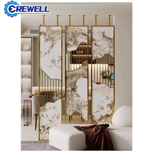 Grande cloison en métal de spa de tête de diviseur de pièce de cascade de LED libre pour la décoration intérieure caractéristique imperméable - Product Image 5