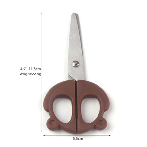 <span class=keywords><strong>Ciseaux</strong></span> d'artisanat <span class=keywords><strong>pour</strong></span> enfants, en acier inoxydable, à pointe ronde, vert et rose, <span class=keywords><strong>pour</strong></span> la découpe de papier, usage domestique - Product Image 6