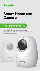 Cámara CCTV Tiandy imou para uso doméstico, serie Wi-Fi, con altavoz y micrófono incorporados, cámara PT TD-H632N - Product Image 2