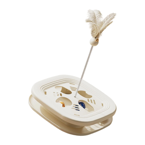 Jouet interactif amusant pour chat, jouet d'auto-entretenissement pour chat, distributeur de friandises à alimentation lente, jouet tournant pour animaux de compagnie - Product Image 3