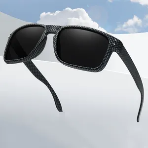 Men and Women Carbon Fiber Sunglasses Premium UV400 with Polarized Lens