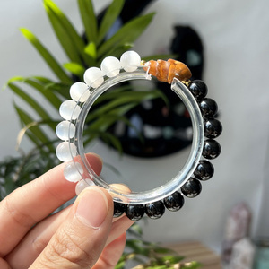 Braccialetto Personalizzato Paopao Mouse con Cristalli, Pietre Curative e Collana con Fossile di Lumaca per Regali Fai-da-Te - Product Image 2