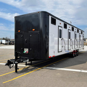 Remorques de couchage mobiles de 2 à 16 chambres, logements extérieurs, hôtels portables, maisons de type cabane sur roues - Product Image 3