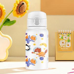 <b>Hot</b> Sale 12oz Leakproof Bpa-free Vacuum Stainless Steel Insulated Water Bottle Cup Mug Children's Back School Boiling Water Safe - Product Image 2