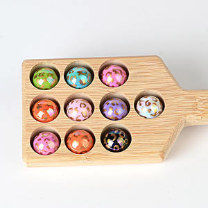 16mm <b>UV</b> Electroplated Acrylic Leopard Print Through-Hole Pattern Mixed Color Mobile Phone Chain Keychain String <b>Pen</b> DIY Beads - Product Image 5