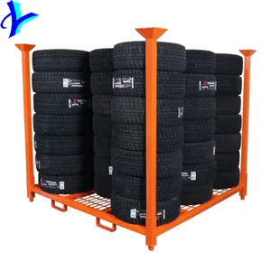 Estante de almacenamiento de neumáticos de acero resistente de almacén de Venta caliente de fábrica
