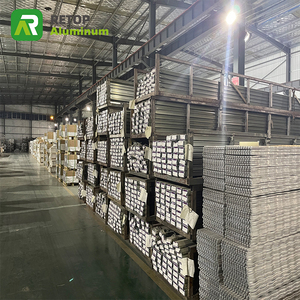 Profil Jalur Ganda Jalur Atas Bawah <span class=keywords><strong>Aluminium</strong></span> Kustom Lemari Pakaian Foshan Profil Pintu Geser - Product Image 5