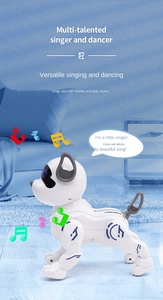 Trẻ Em Của Bionic Thông Minh RC <span class=keywords><strong>Robot</strong></span> Con Chó Âm Nhạc Nhảy Diễn Viên Đóng Thế Cảm Ứng Giáo Dục Sớm Đồ Chơi Bao Gồm Điều Khiển Từ Xa - Product Image 6