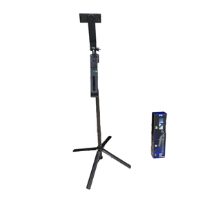 2025 <span class=keywords><strong>C12</strong></span> Neuer 1,8m Edelstahl 360° Auto-Gesichtsverfolgung Selfie-Stick Gimbal-Stabilisator mit WLAN Vierbein-Ständer Handyhalterung - Product Image 1