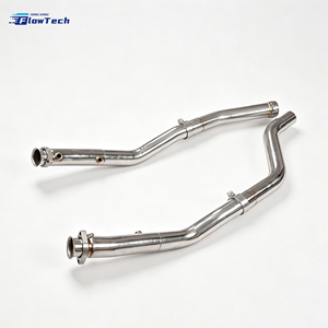 ระบบท่อไอเสียแบบดาวน์ไปป์สมรรถนะสูงสำหรับ Mercedes-Benz ML63 AMG W166 M157 5.5T V8 Biturbo ผลิตจากเหล็ก 304 ติดตั้งได้โดยตรง - Product Image 1